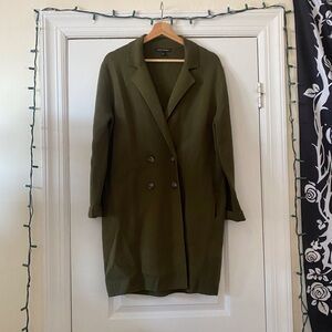 Banana Republic NBW Cocoon Coatigan Olive Green Sweater
